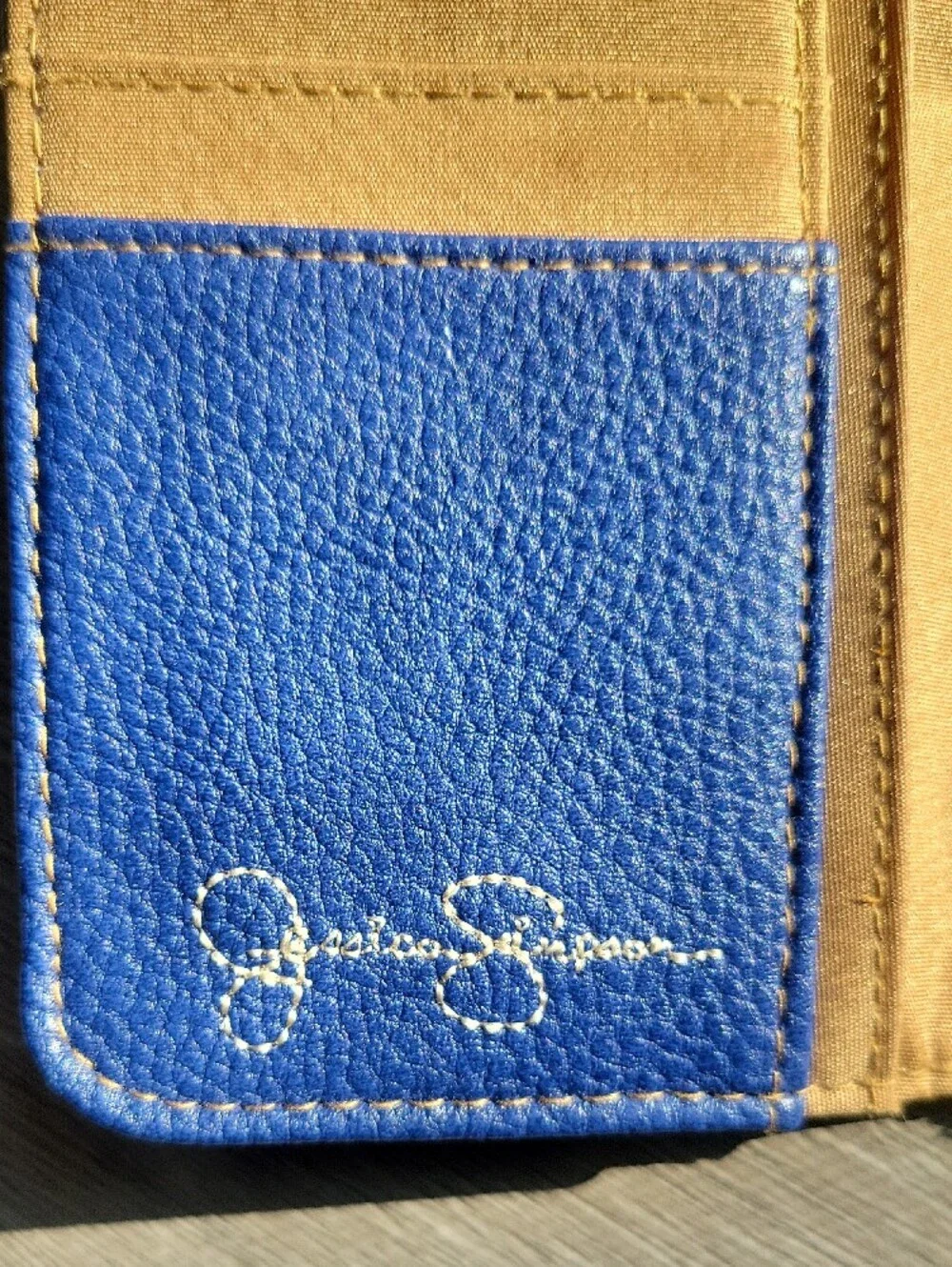 Jessica Simpson Royal Blue Wallet Like New